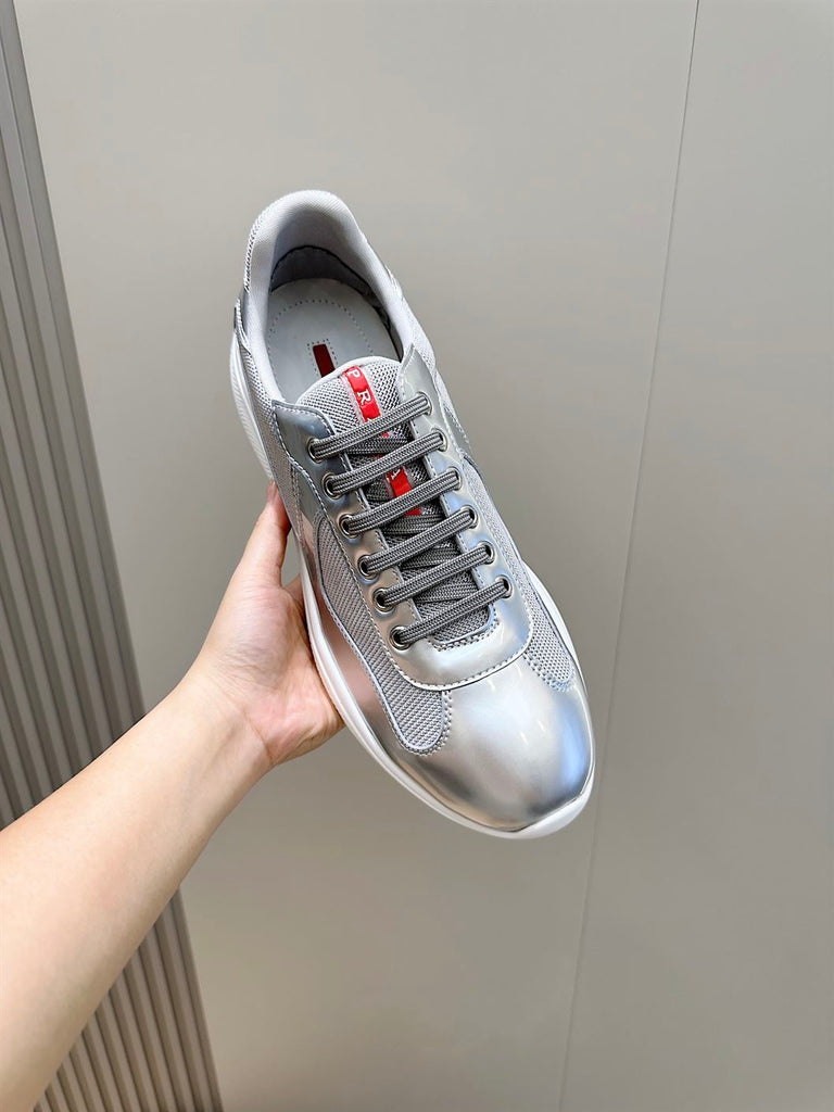 PRADA AMERICA'S CUP SNEAKERS SILVER - P047