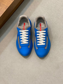 PRADA AMERICA'S CUP SOFT RUBBER AND BIKE FABRIC SNEAKERS - P024