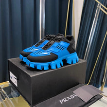 PRADA CLOUDBUST THUNDER SNEAKERS BLACK BLUE - P015