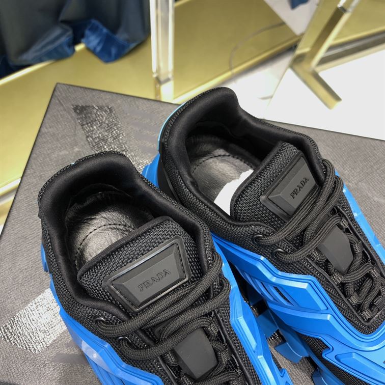 PRADA CLOUDBUST THUNDER SNEAKERS BLACK BLUE - P015