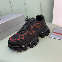 PRADA CLOUDBUST THUNDER SNEAKERS BLACK RED - P037