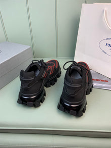 PRADA CLOUDBUST THUNDER SNEAKERS BLACK RED - P037