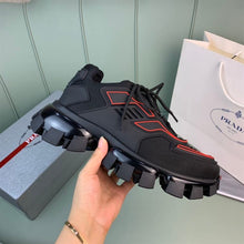 PRADA CLOUDBUST THUNDER SNEAKERS BLACK RED - P037