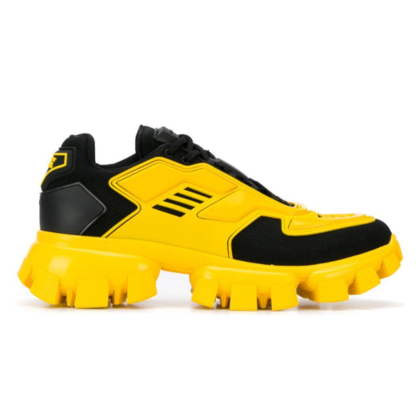 PRADA CLOUDBUST THUNDER SNEAKERS BLACK YELLOW - P011