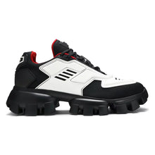 PRADA CLOUDBUST THUNDER SNEAKERS WHITE BLACK - P013