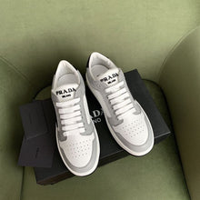 PRADA DISTRICT SNEAKER WHITE CORNFLOWER BLUE - P027