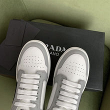 PRADA DISTRICT SNEAKER WHITE CORNFLOWER BLUE - P027