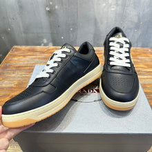 PRADA DOWNTOWN NAPPA LEATHER SNEAKERS - P045