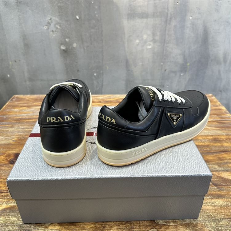 PRADA DOWNTOWN NAPPA LEATHER SNEAKERS - P045