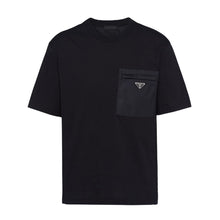 PRADA RE-NYLON AND JERSEY T-SHIRT - A003