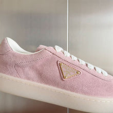 PRADA SUEDE SNEAKERS ALABASTER PINK - P052