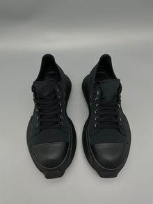 RICK OWENS DRKSHDW ABSTRACT COTTON DENIM SNEAKERS - DY032