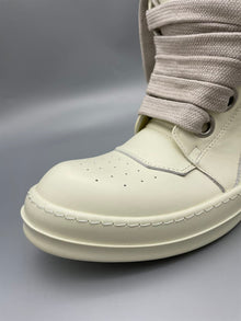 RICK OWENS LIDO GEOBASKET JUMBO LACED SNEAKERS - DY024