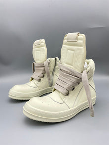 RICK OWENS LIDO GEOBASKET JUMBO LACED SNEAKERS - DY024