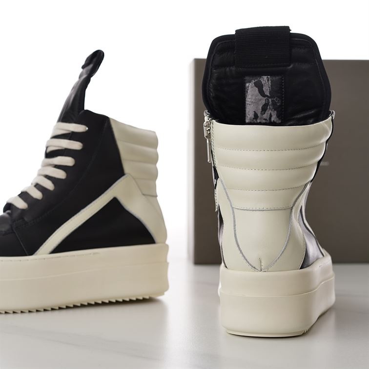 RICK OWENS MEGA BUMPER GEOBASKET SNEAKERS - DY012