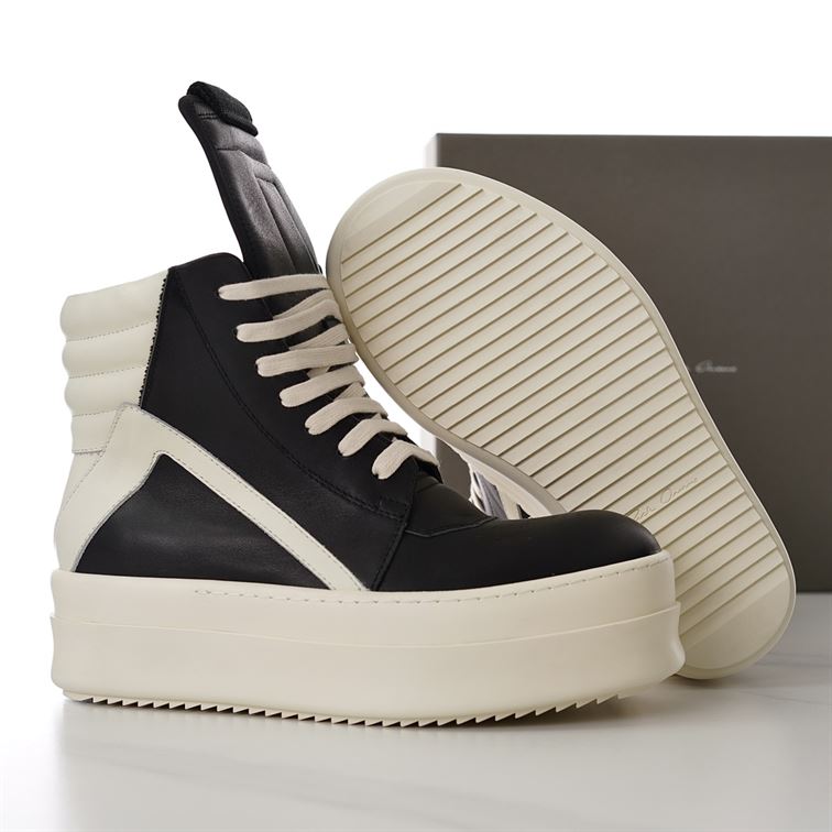 RICK OWENS MEGA BUMPER GEOBASKET SNEAKERS - DY012