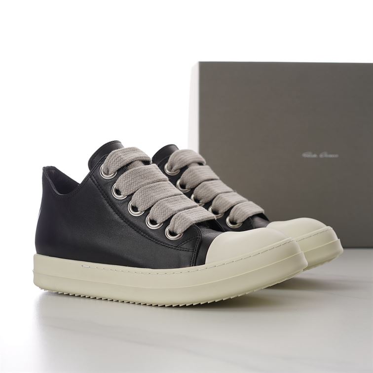 RICK OWENS PORTERVILLE JUMBO LACED LOW SNEAKS SNEAKERS - DY009