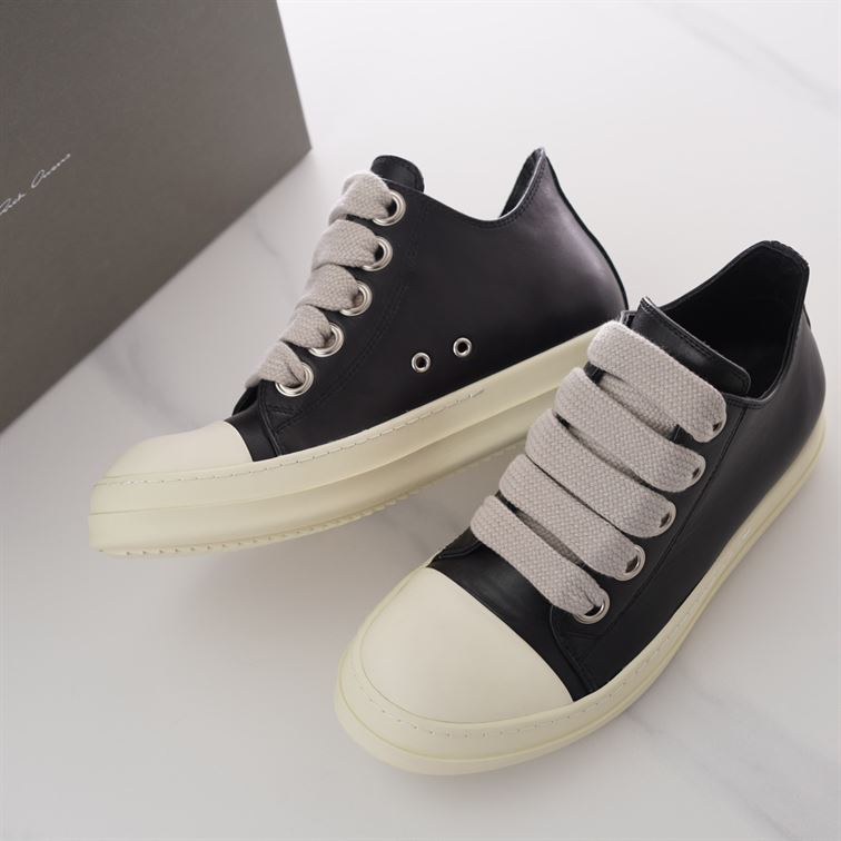 RICK OWENS PORTERVILLE JUMBO LACED LOW SNEAKS SNEAKERS - DY009