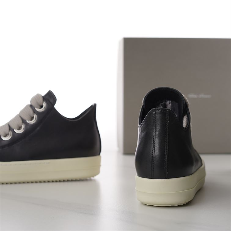 RICK OWENS PORTERVILLE JUMBO LACED LOW SNEAKS SNEAKERS - DY009