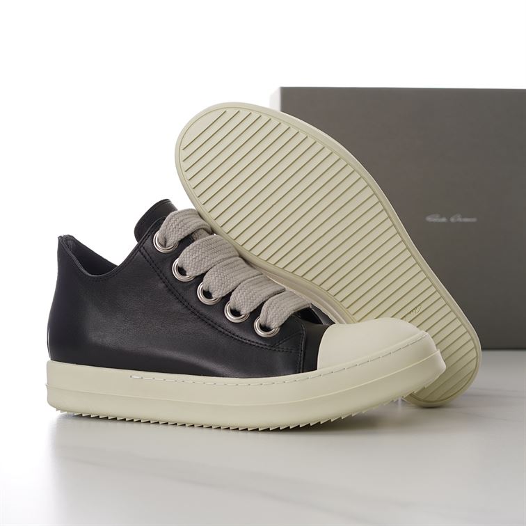 RICK OWENS PORTERVILLE JUMBO LACED LOW SNEAKS SNEAKERS - DY009