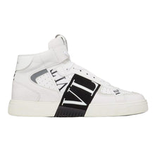 VALENTINO MID-TOP CALFSKIN VL7N SNEAKER WITH BANDS - TM035