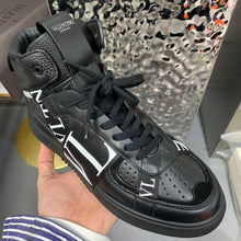 VALENTINO MID-TOP CALFSKIN VL7N SNEAKER WITH BANDS - TM036