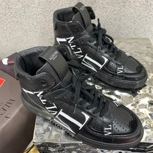 VALENTINO MID-TOP CALFSKIN VL7N SNEAKER WITH BANDS - TM036