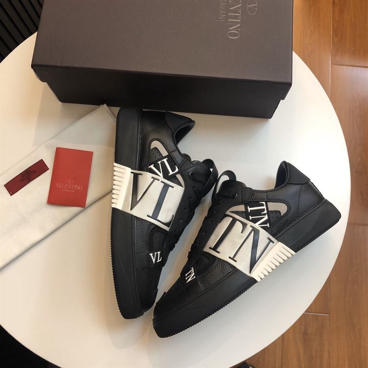 VALENTINO SLIP-ON CALFSKIN VL7N SNEAKER WITH BANDS - TM030