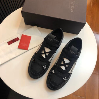 VALENTINO SLIP-ON CALFSKIN VL7N SNEAKER WITH BANDS - TM030