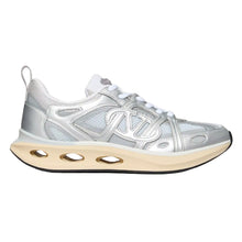 VALENTINO VLOGO EASYJOG SNEAKER IN MIRROR AND FABRIC - TM004