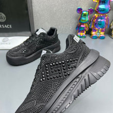 VERSACE CRYSTAL ODISSEA SNEAKERS BLACK - UH010