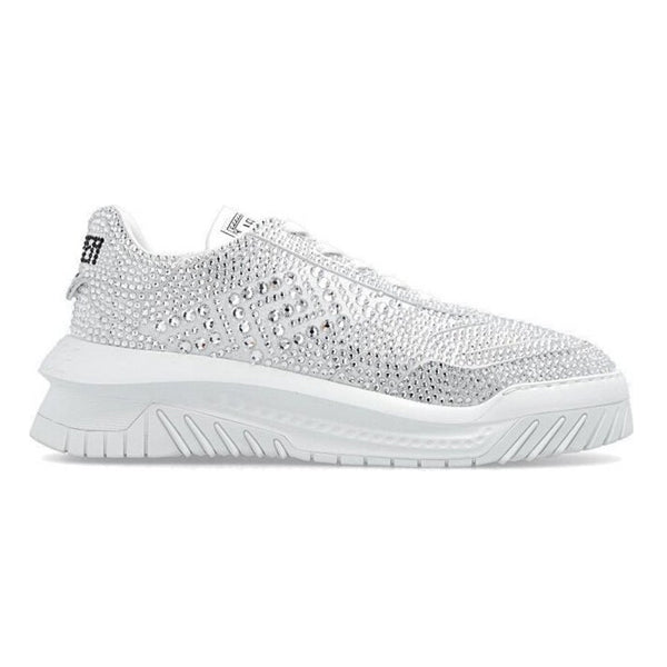 VERSACE CRYSTAL ODISSEA SNEAKERS WHITE - UH009