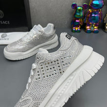 VERSACE CRYSTAL ODISSEA SNEAKERS WHITE - UH009