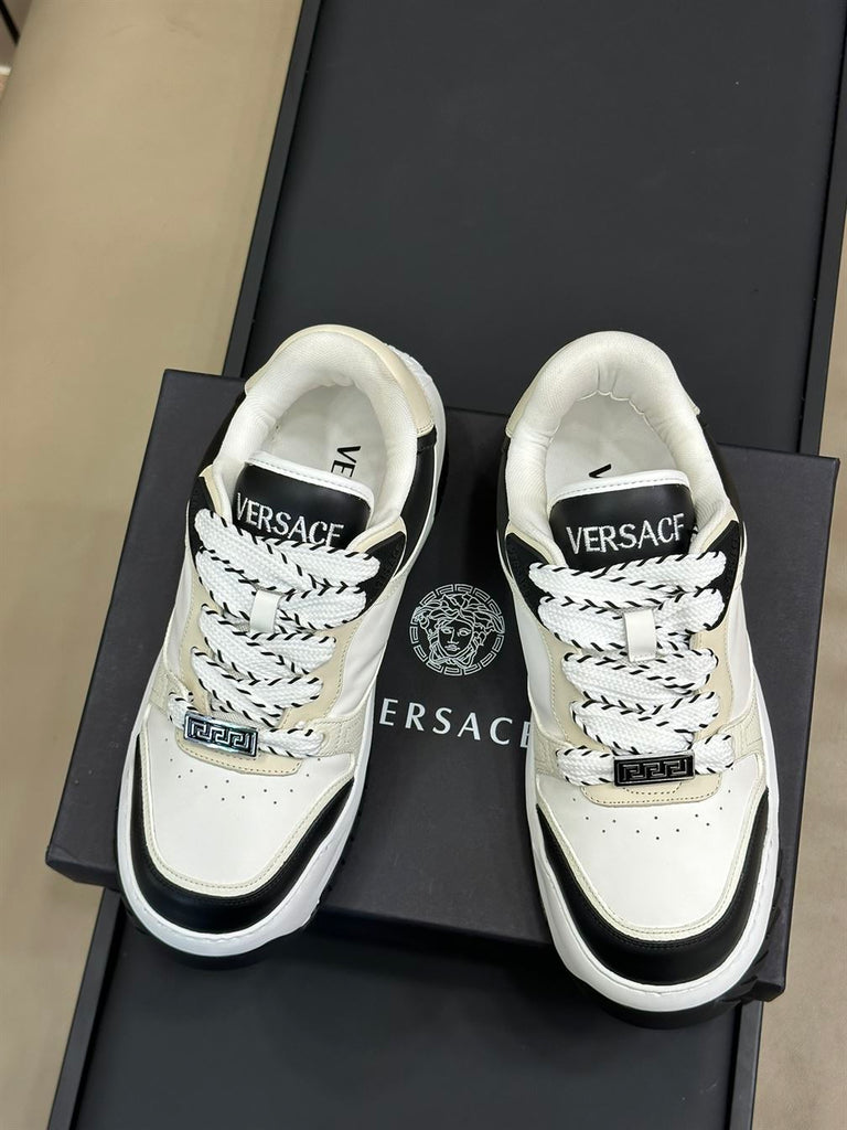 VERSACE ODISSEA SNEAKERS WHITE BLACK - UH001