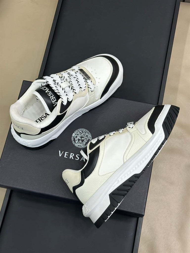 VERSACE ODISSEA SNEAKERS WHITE BLACK - UH001