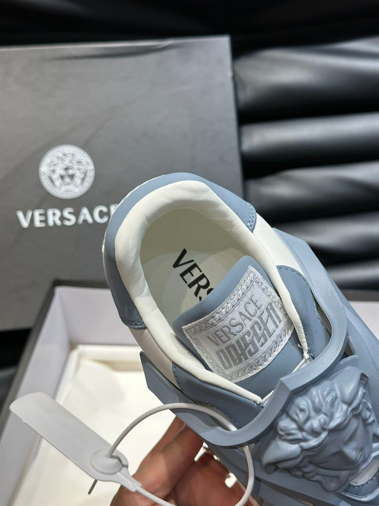 VERSACE ODISSEA SNEAKERS WHITE BLUE - UH006