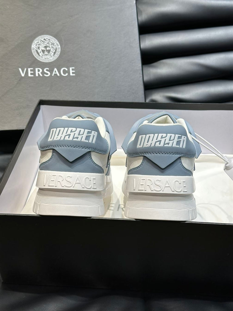 VERSACE ODISSEA SNEAKERS WHITE BLUE - UH006