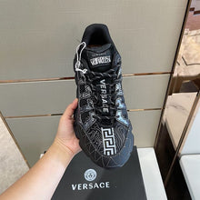 VERSACE TRIGRECA SNEAKERS BLACK - UH019