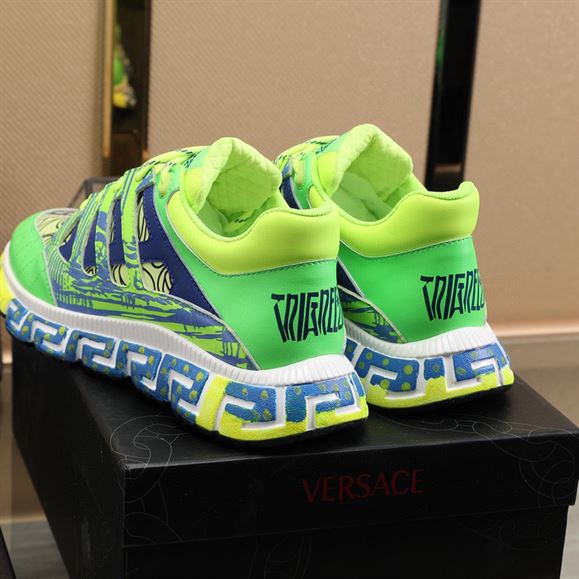 VERSACE TRIGRECA SNEAKERS GREEN - UH018