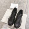 ALEXANDER MCQUEEN OVERSIZED LEATHER ZIPPER SNEAKERS - M019