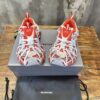 BALENCIAGA 3XL EXTREME LACE SNEAKER IN ORANGE/BEIGE - B054