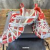 BALENCIAGA 3XL EXTREME LACE SNEAKER IN ORANGE/BEIGE - B054