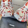 BALENCIAGA 3XL EXTREME LACE SNEAKER IN ORANGE/BEIGE - B054