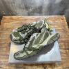 BALENCIAGA 3XL SNEAKER IN DARK GREEN/LIGHT BEIGE - B044