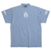 BALENCIAGA BURNING UNITY T-SHIRT OVERSIZED IN LIGHT BLUE - Y002