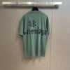 BALENCIAGA NEW TAPE TYPE T-SHIRT MEDIUM FIT IN DARK GREEN - Y007