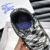 BURBERRY CHECK KNIT BOX SNEAKERS BLACK - R001