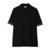 BURBERRY COTTON POLO SHIRT BLACK - W007