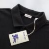 BURBERRY COTTON POLO SHIRT BLACK - W021