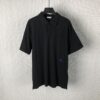 BURBERRY COTTON POLO SHIRT BLACK - W021